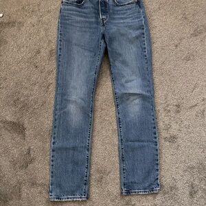 Levi's Women's Straight Leg Blue Jeans